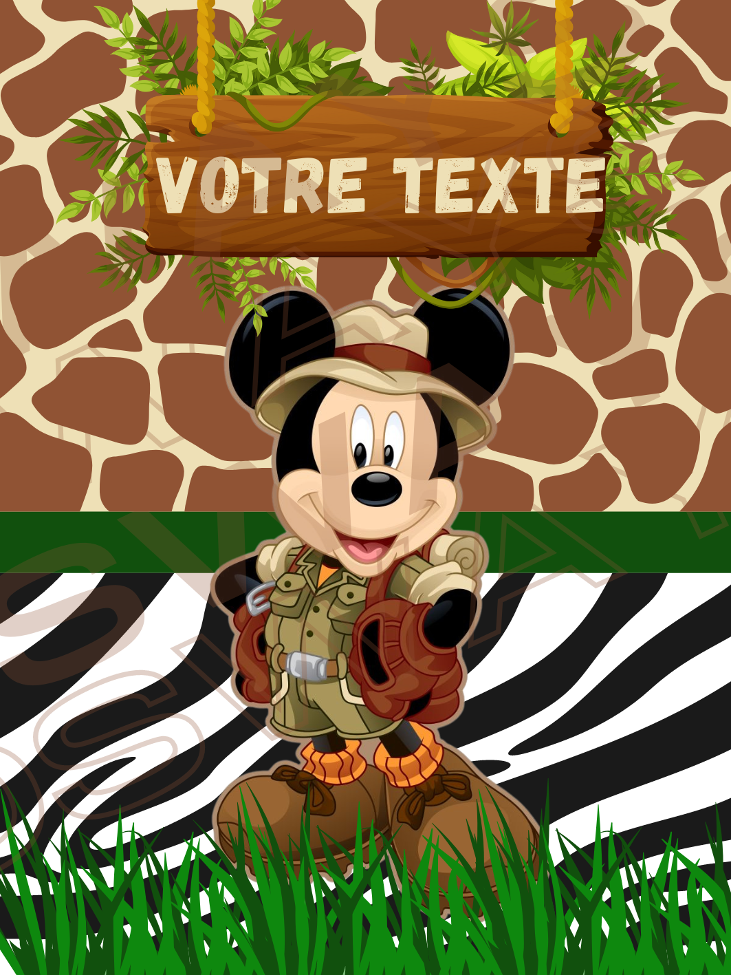 Thème Mickey Safari