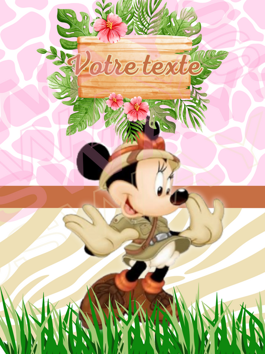 Thème Minnie Safari